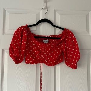Bloomingdales Cropped Blouse